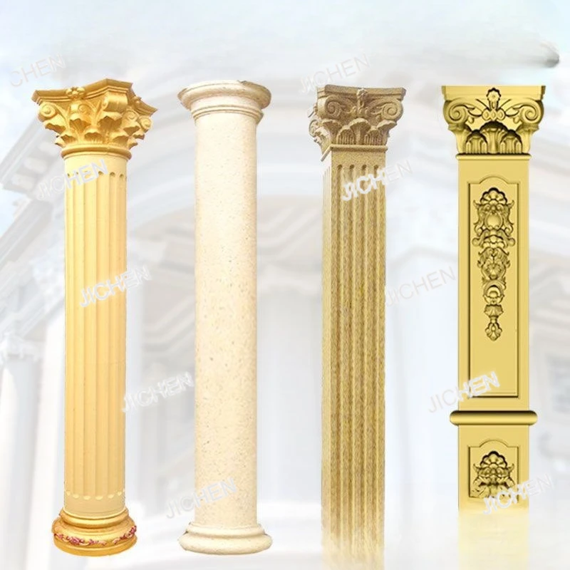 

ZCC Roman Column Mold Cylinder European Building Formwork Cement Model Gate Column Decorative Modeling