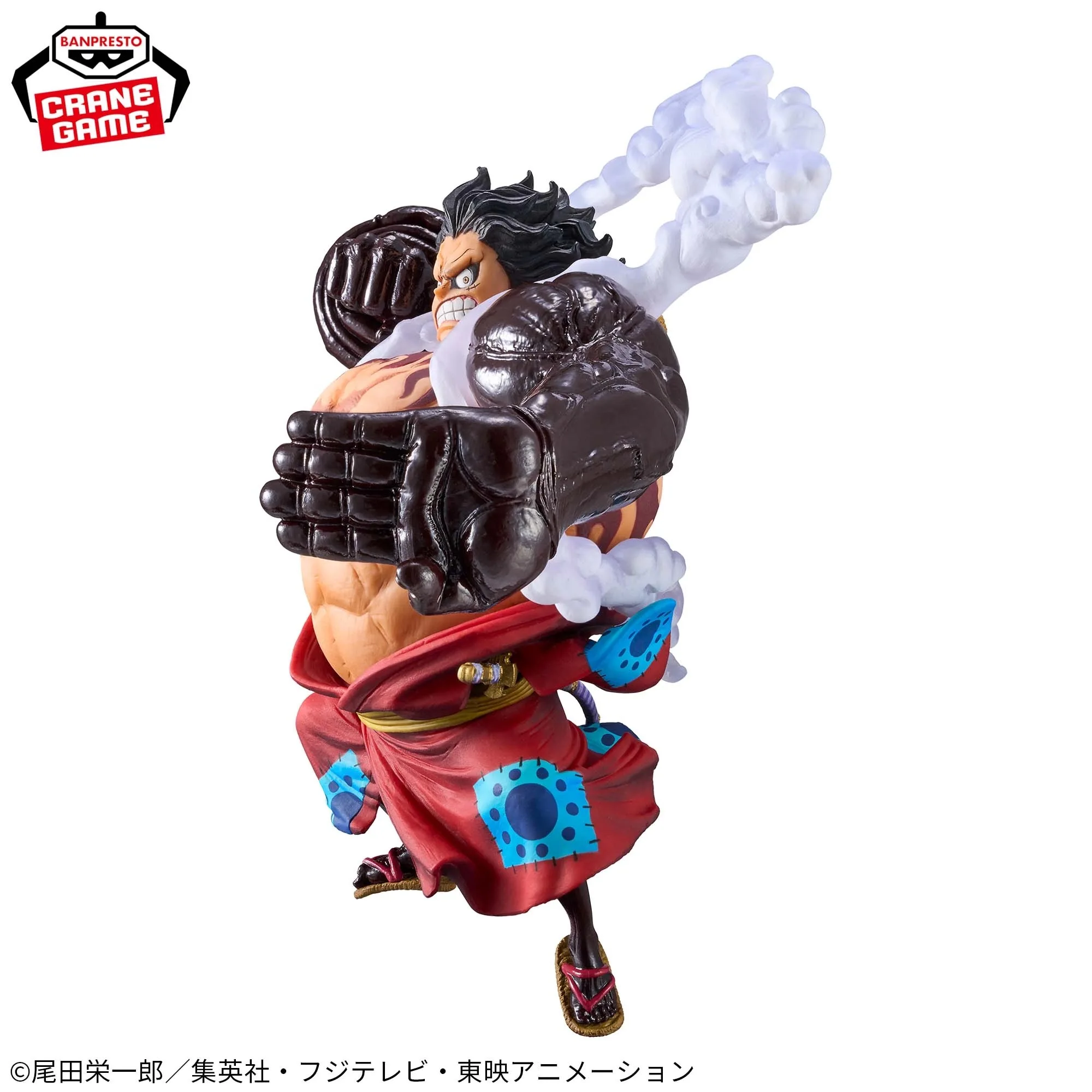 Banpresto Koa Bandai One Piece Action Figure Statue Monkey D Luffy 4th Gear Snake Man Elastic Man Official Anime Model - view 3