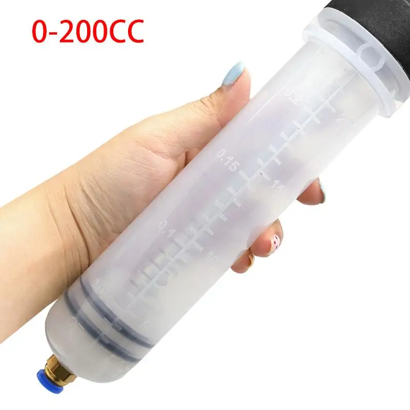 Automotive Manual Oil Extractor Pump 200CC 500CC, Syringe Vacuum Fluid Suction Filler For Brake Gear Transmission With Long Hose