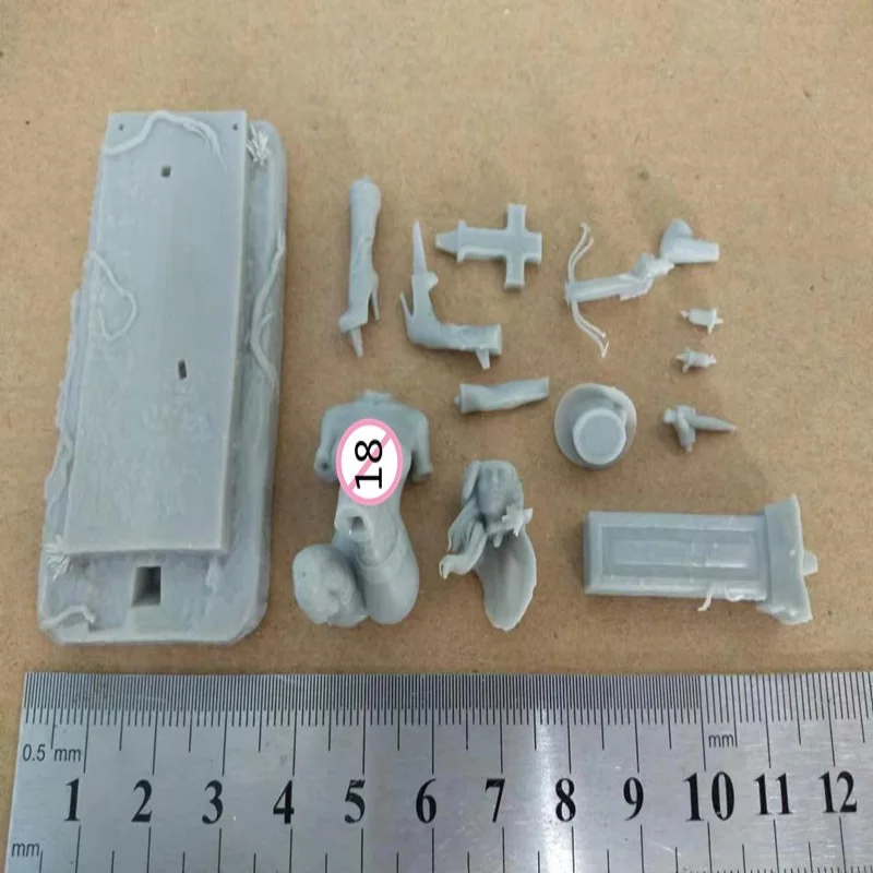 Estatua de resina a escala 1/24, Liesel Van Helsing NSFW, Kit de modelo de ensamblaje DIY, Kit de modelismo 3D sin montar y sin pintar, juguete