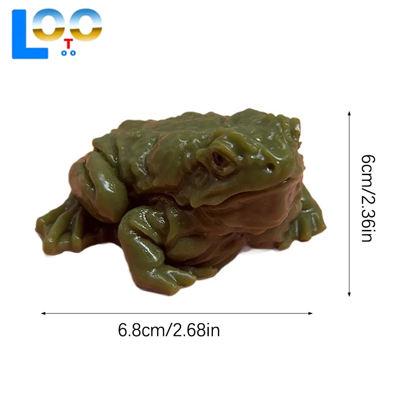 1/2 قطعة الضفدع الضفدع مضحك اسفنجي اللعب الإجهاد الإغاثة المزحة لعب للأطفال مضحك ميمي هدايا عيد ميلاد الضفدع لعبة الضغط