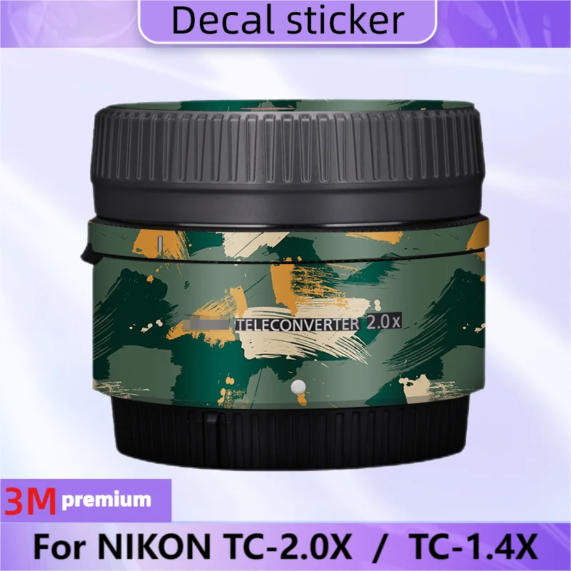 Для Nikon TC-2.0X. 4х фотоаппаратов, задняя крышка, стикер, виниловая пленка, защитная пленка