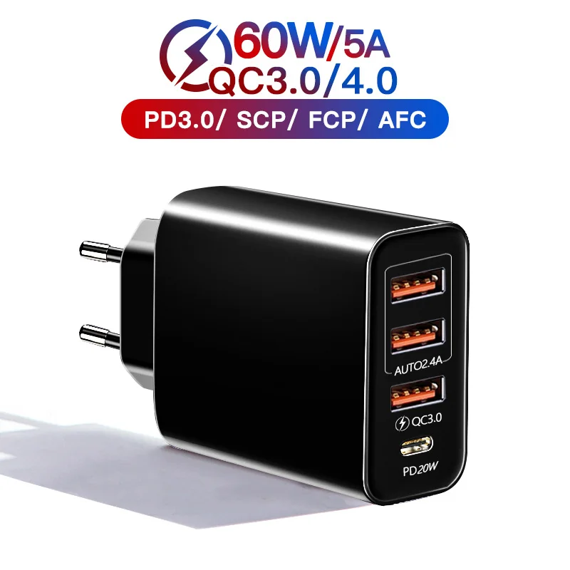4 Ports 30W Usb Fas…