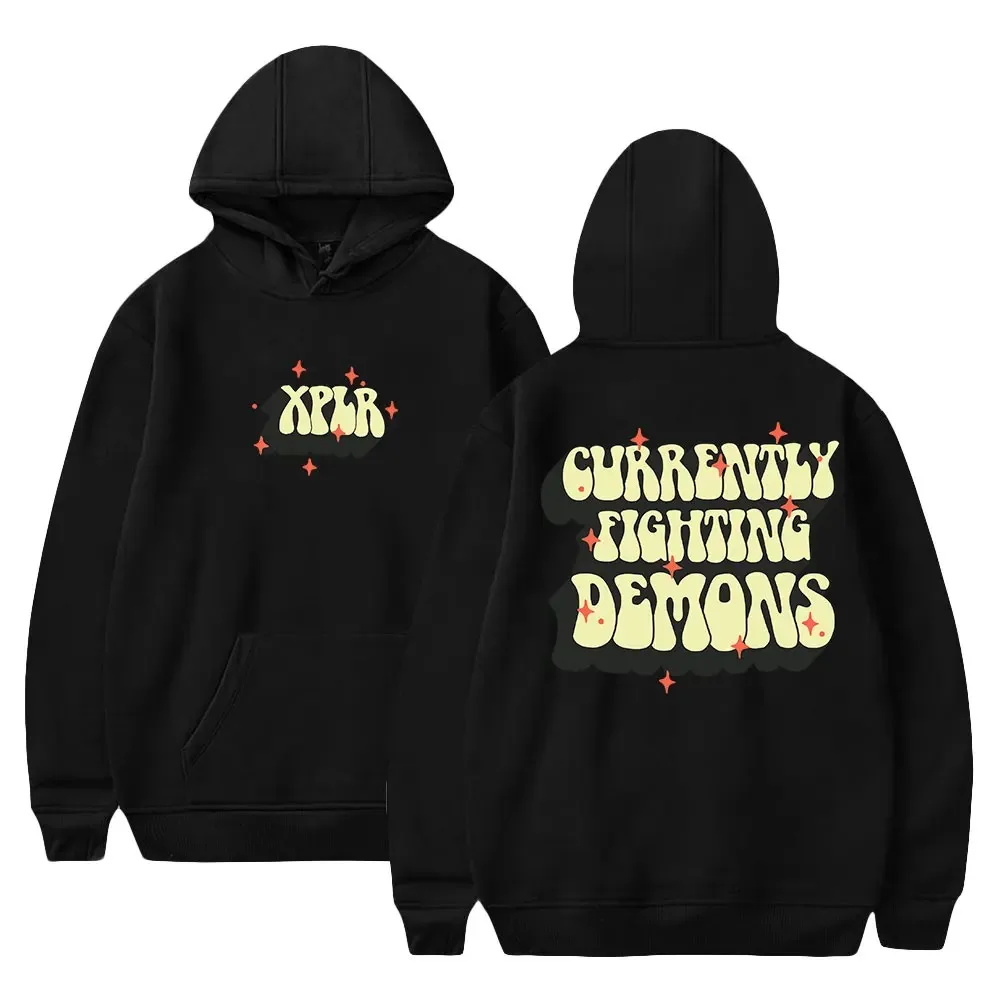 Sam e Colby-capuz de combate demoniaco para homens e mulheres, moletom manga comprida, pullover fashion, XPLR 2024