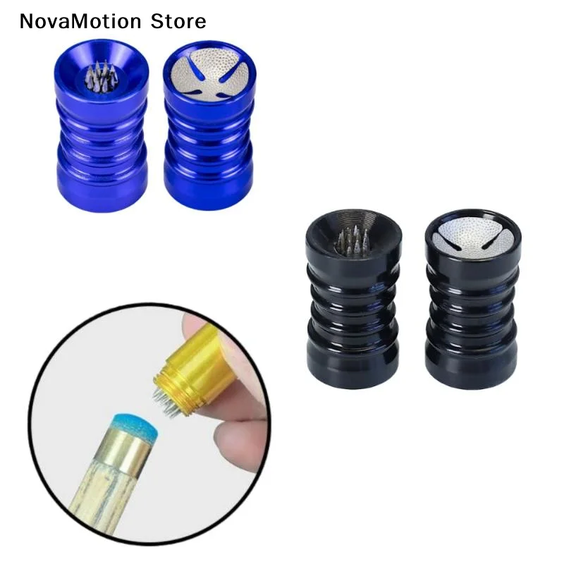 [NM]1Pcs Multi Functional Shaper Tapper 2in1 Billiard Cue Tip Tool Aluminum Alloy Blue Gold Red Black Perfect Cue Performance