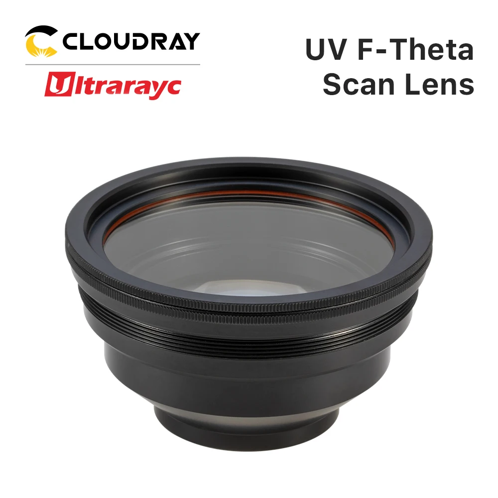 Ultraray UV F-theta Lens 355nm Focus Lens Laser F100-F840 M85 Scan Field 70x70-300x300mm 8CA for YAG Fiber Laser Galvo System