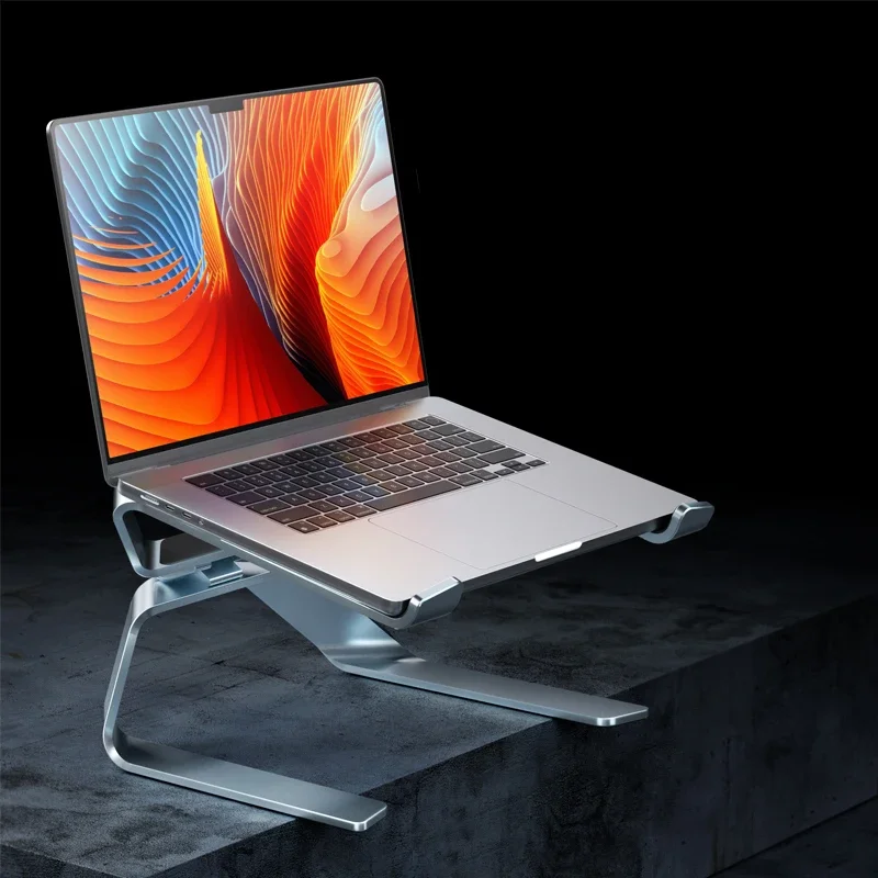 

New Design Angle Adjustable Desktop Aluminium Alloy Ergonomic Notebook Stand