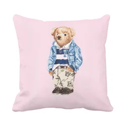 Sofa Cushions Lv Bear Decorative Pillowcases for Pillows 45x45 Pillowcase 40x40 Luxury Pillow Cover Cushion Cover 40*40 45*45