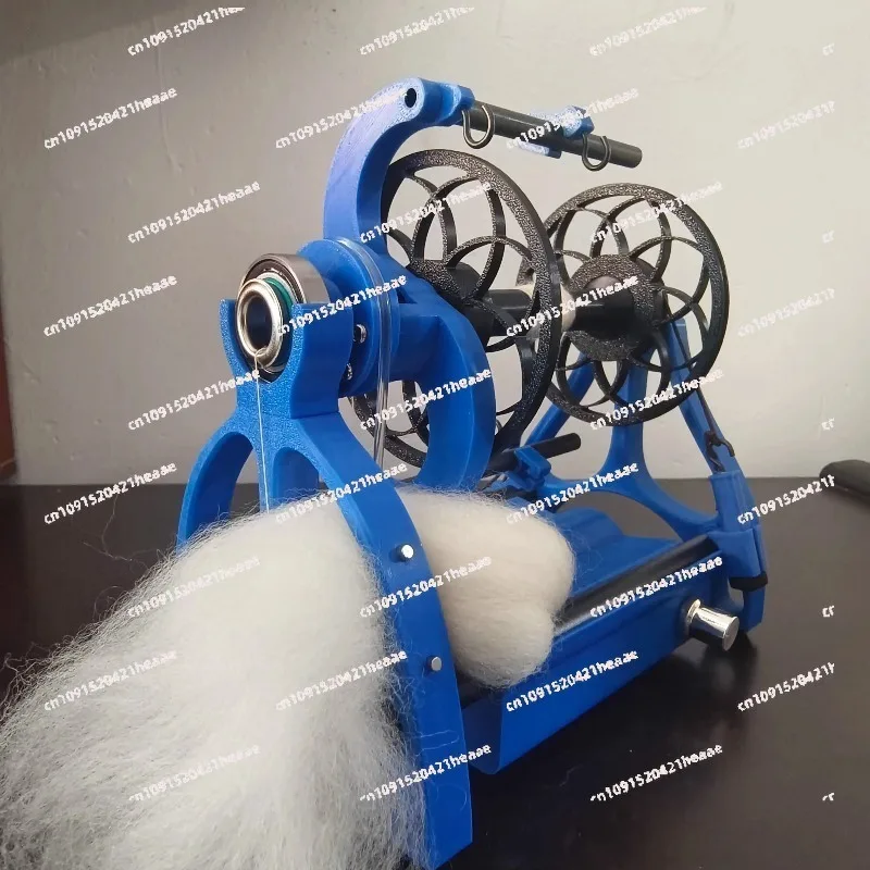 Suitable for  Dog hair, Cat hair,wool, Cotton, Free speed adjustment, 12V Electric Spinning Wheel, Carbon Fiber Flywheel arm,
