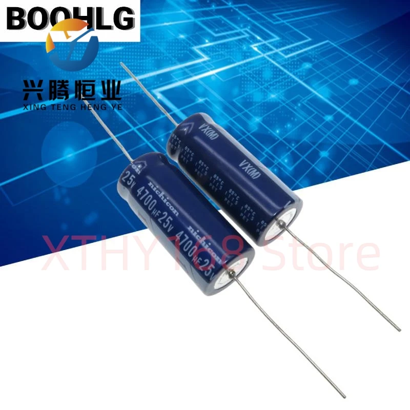 

2PCS original 4700UF 25V electrolytic capacitor 25V 4700UF 18X40 VX blue robe axial