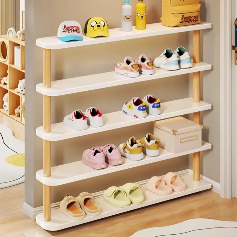 

Полка для обуви, специальный маленький детский шкаф для обуви, коридор, бытовая входная дверь, узкая деревянная мини-стойка
