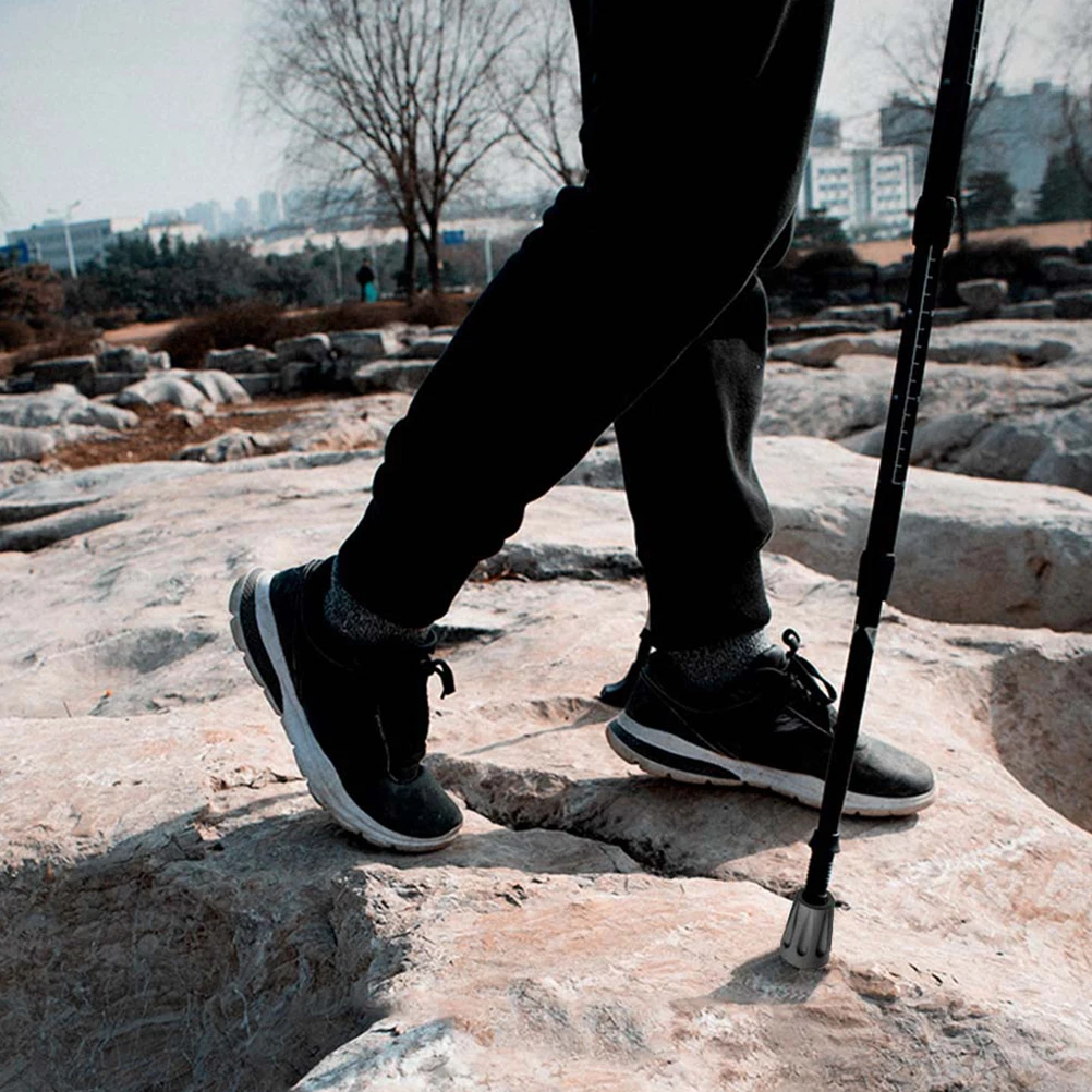 

20pcs Trekking Pole Tips Anti Slip Rubber Protectors Walking Stick Cushion Covers Hiking Accessories Mud Snow Prevention