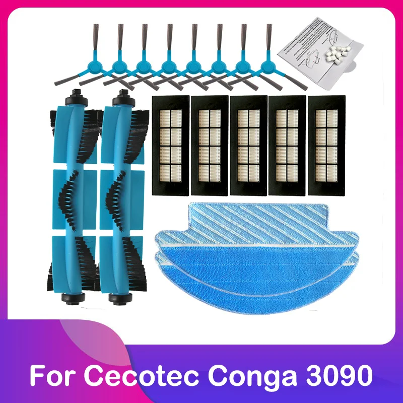 Kit De Accesorios Para Aspiradora Cecotec Conga Serie 3090 - Filtro, Cepillos Y Fregona