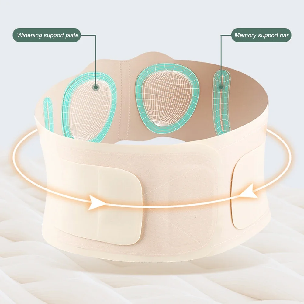 Sport Back Brace with Skin-Friendly Material, Adjustable Waist Support Specifically,Relieves Herniated Disc, Sciatica, Scoliosis