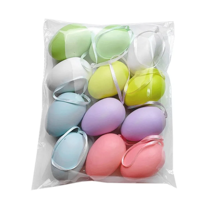 MACH-Páscoa DIY Uova pintadas à mão Jardim de infância para colorir Simulação Ovos para colorir ovos