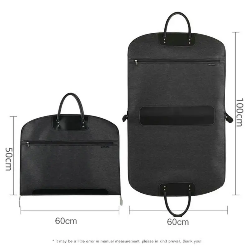 High-end Travel Suit Holder Man Suit Carrier Waterproof Suit Cover Bag Portable Garment Duffle Bag For Man Suit