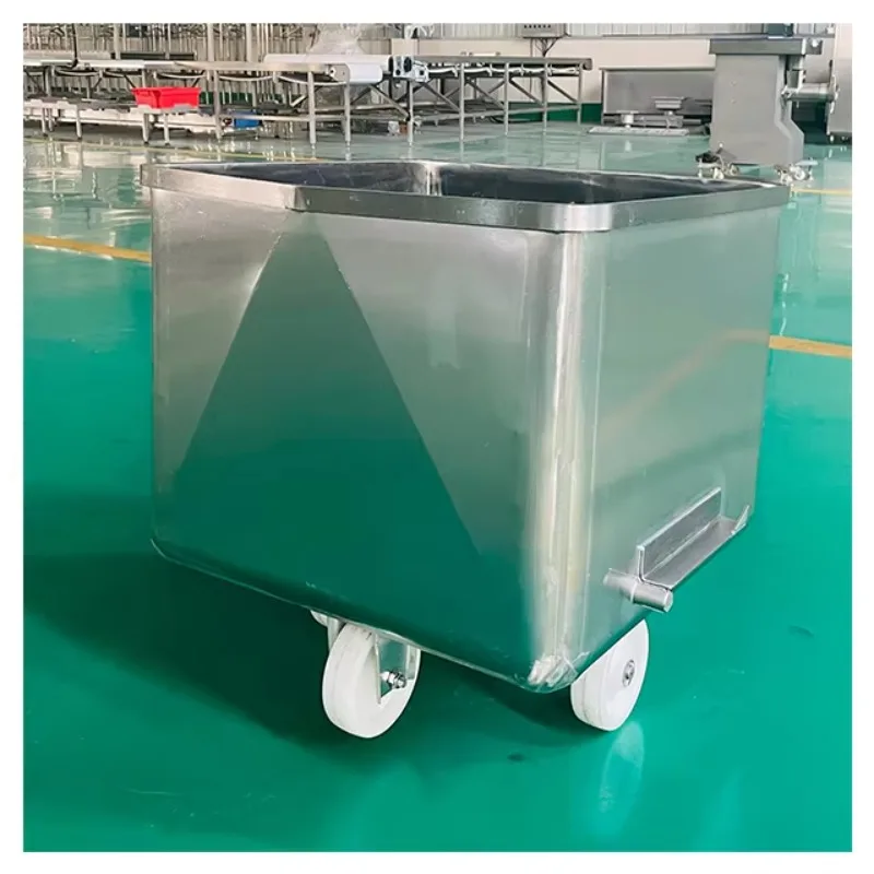 عربة متنقلة قابلة للتخصيص سعة 200 لتر، آلات تجهيز اللحوم التجارية لتطبيق المخابز ومطحنة الدقيق #5