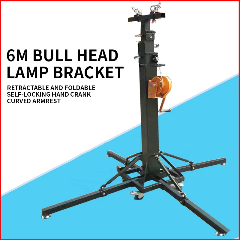 Hand Rack Heavy-Duty Telescopic Folding Frame Beam Light Bracket Truss Par Light Stand Performance Lifting BracketStage Lighting