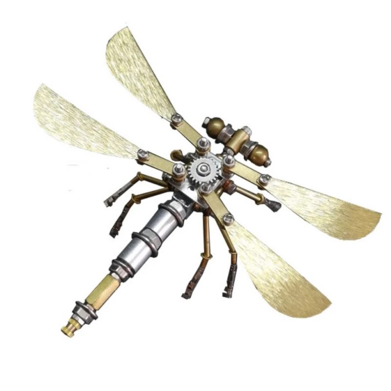 

DIY Metal Dragonfly Model Kit Steampunk Mechanical Insects Jigsaw Assembly Toy 3D Puzzle Toy for kids Adults Gifts