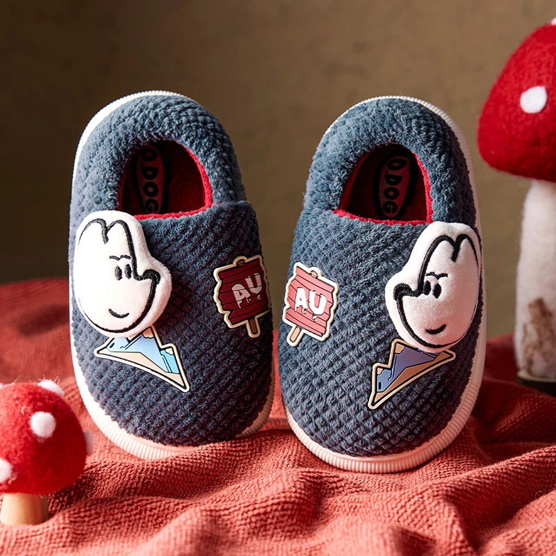 

Веселые зимние детские хлопковые тапочки Марио, детские домашние тапочки с героями мультфильмов