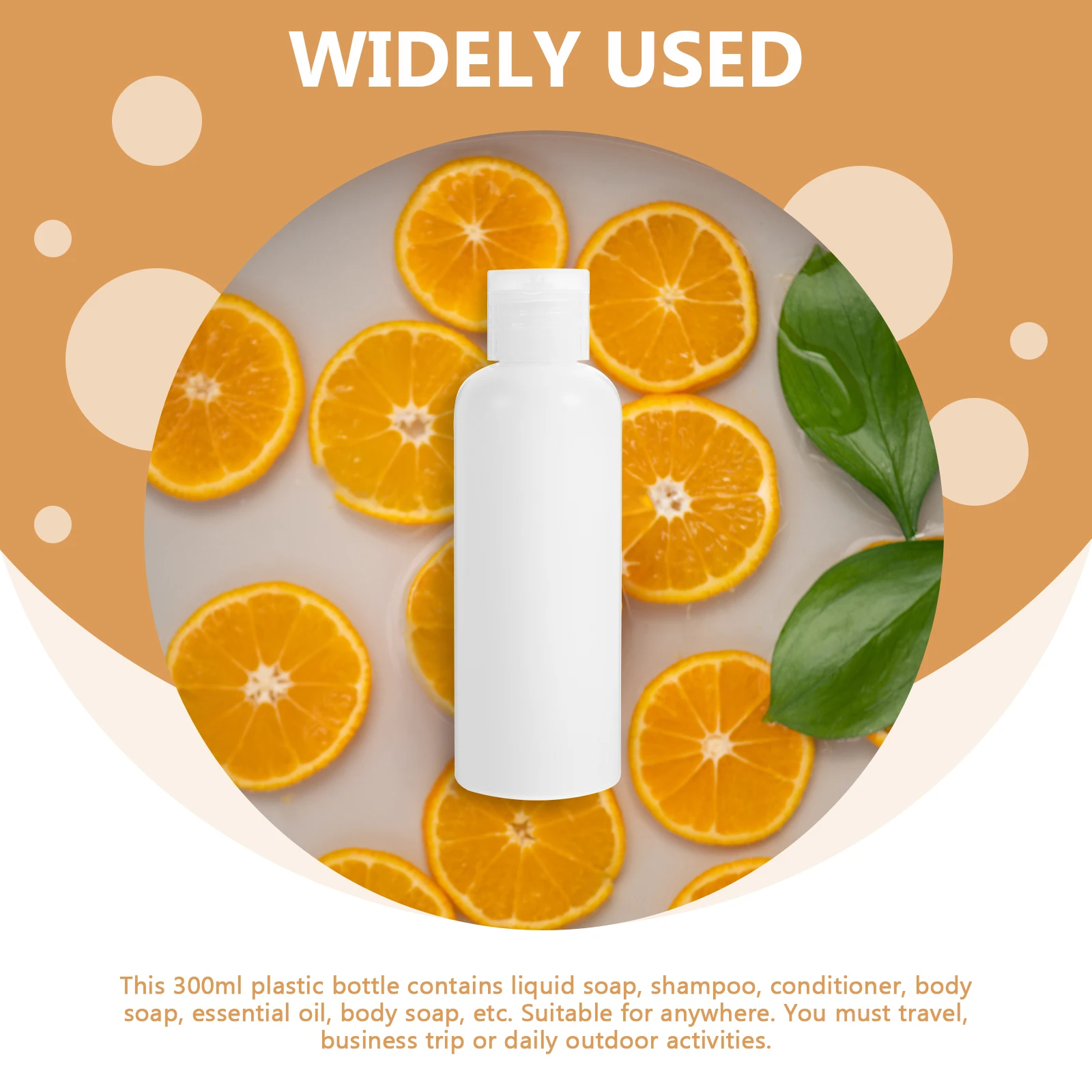 

50 Pcs Dispense Empty Bottles Shampoo Lotion Dispenser Portable Flip-open Hand Holder Sub Travel Container Refillable