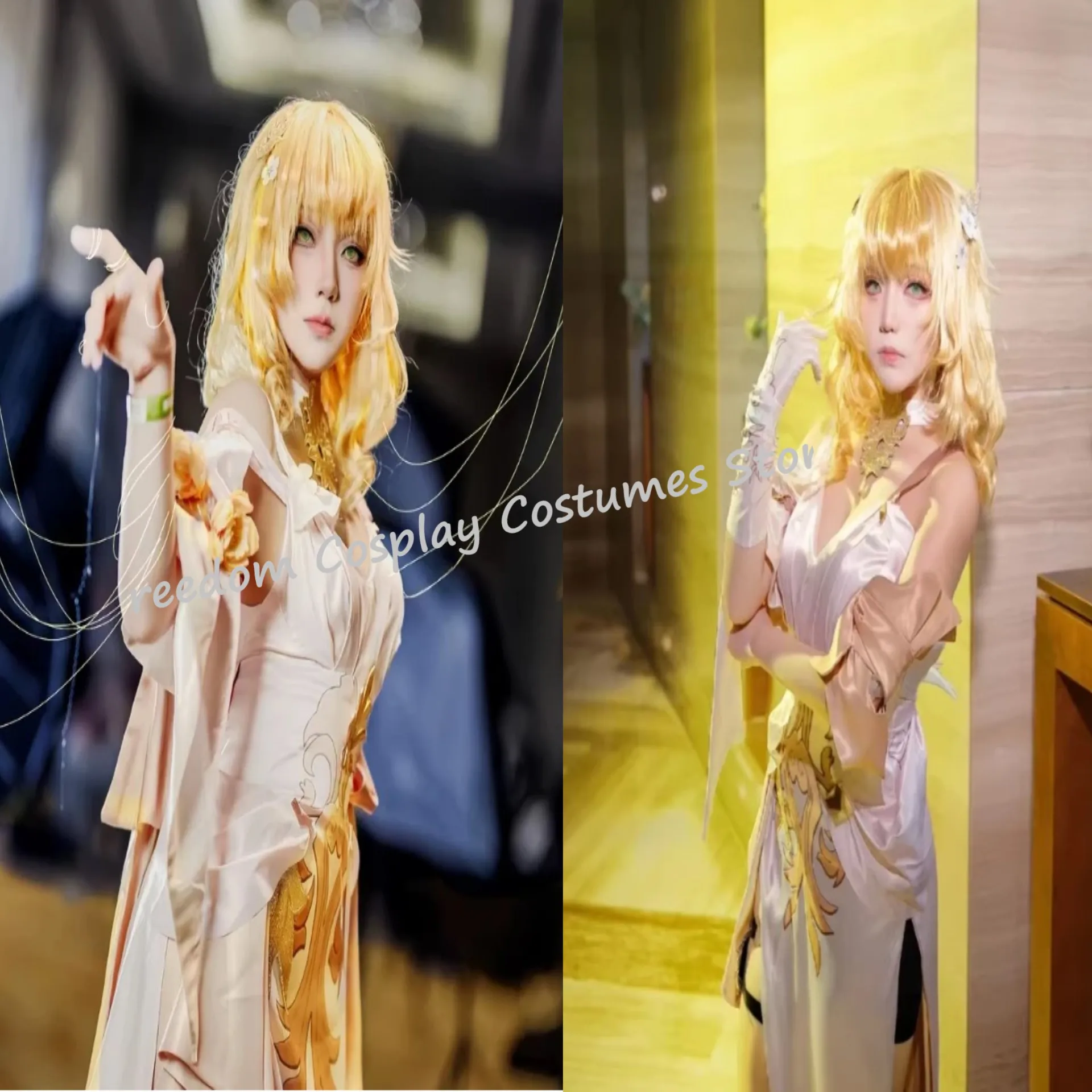 Aglaea Косплей Игра Honkai: Star Rail Костюм Парик Элегантное Великолепное Торжественное Сексуальное Платье Хэллоуин Вечеринка Ролевые Игры Комплект Одежды