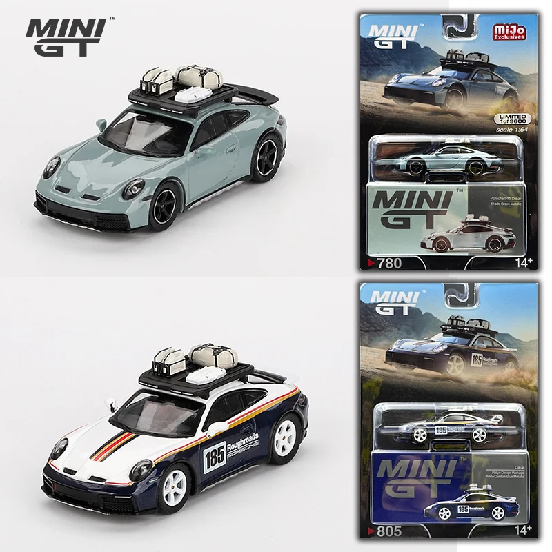 MINIGT en Stock 1:64 992 Dakar Rallye diseño paquete Diecast modelo colección juguetes 780 805