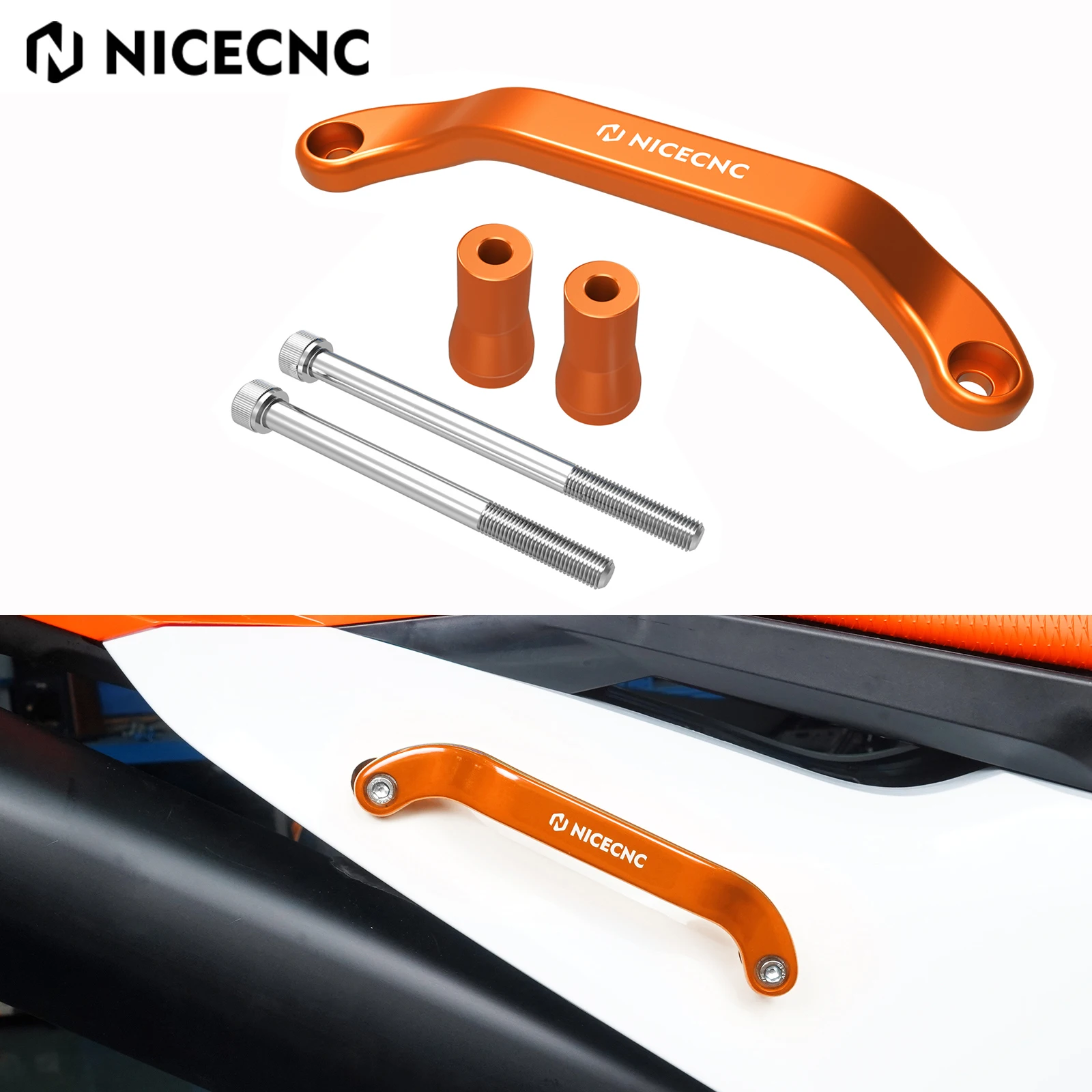

Motocross For KTM 2024-2025 EXC 300 EXC 450 SX 125 EXC EXCF XCW SX SXF XC XCF 125 250 300 350 450 500 Forged Rear Grab Handle