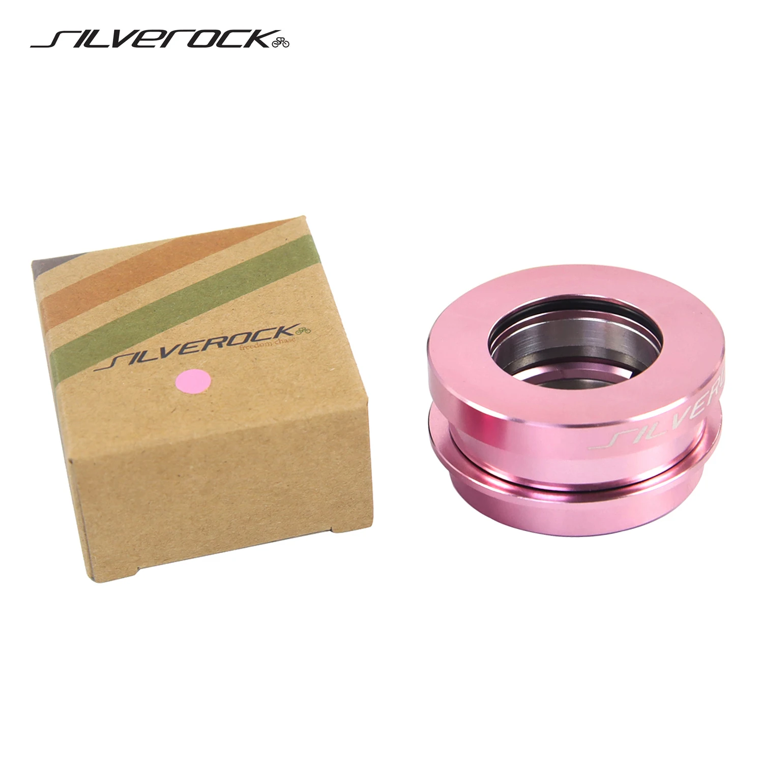 

SILVEROCK Alloy Bike Headset Ingergrated 44mm Bearing 28.6mm for FNHON Gust K3 Folding Bike CNC Bicycle Headsets Parts