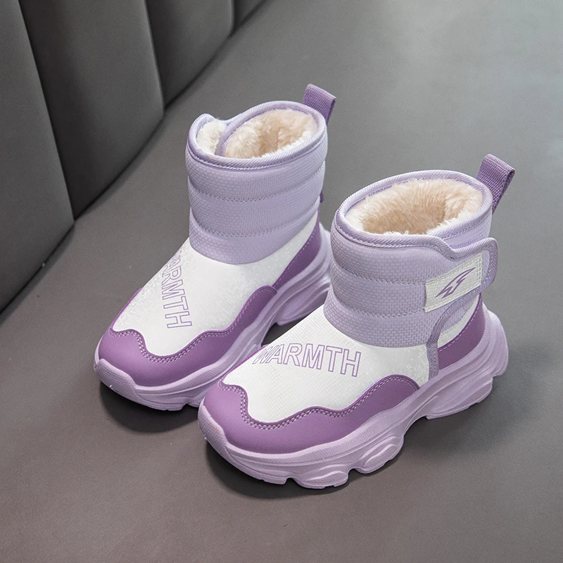 

Лидер продаж, зимняя теплая универсальная детская спортивная обувь, противоскользящие мягкие зимние кроссовки, модная повседневная обувь с поддержкой баланса