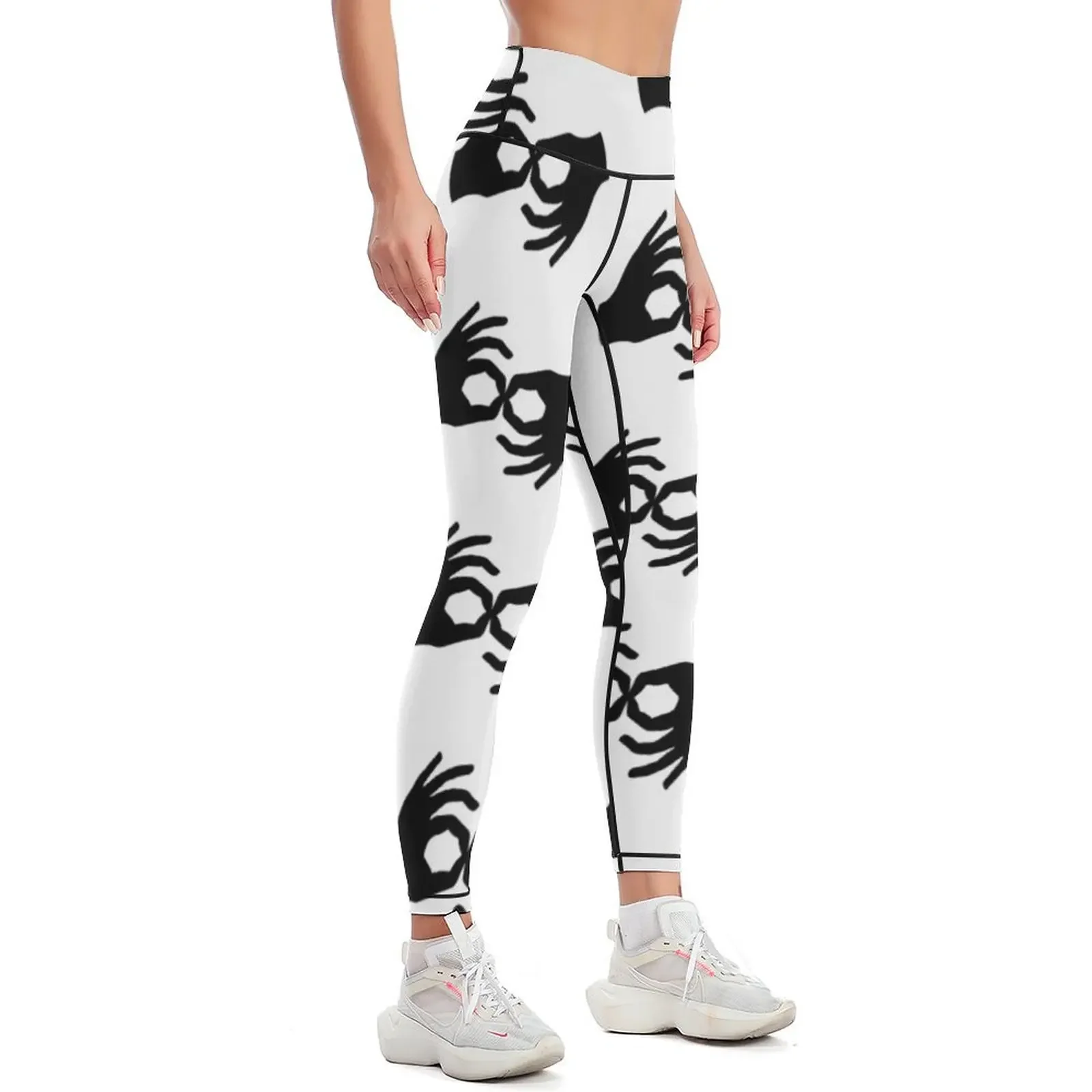 Interpreter - ASL Leggings high waist joggers for legging pants raises butt gym womans Womens Leggings