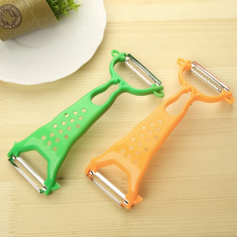 Pelapatate multifunzionale Verdura Frutta Taglierina Cetriolo Carota Patate Doppia Testa Pelapatate Affettatrice Cucina Gadget