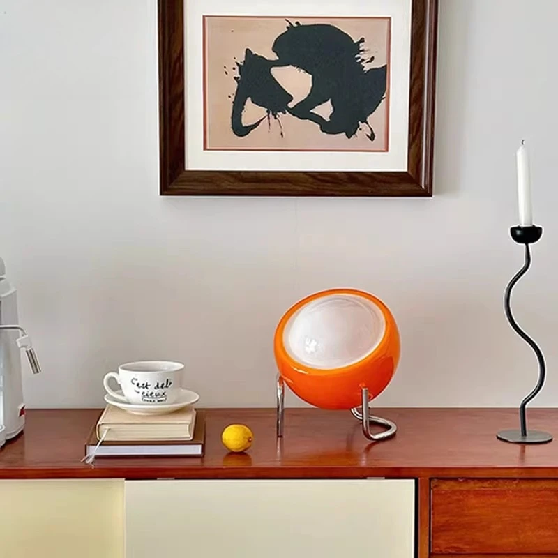 New Vintage Style Luminous Ornament, Cream Style Lighting Fixture, Three Color Dimming, High-end Gift