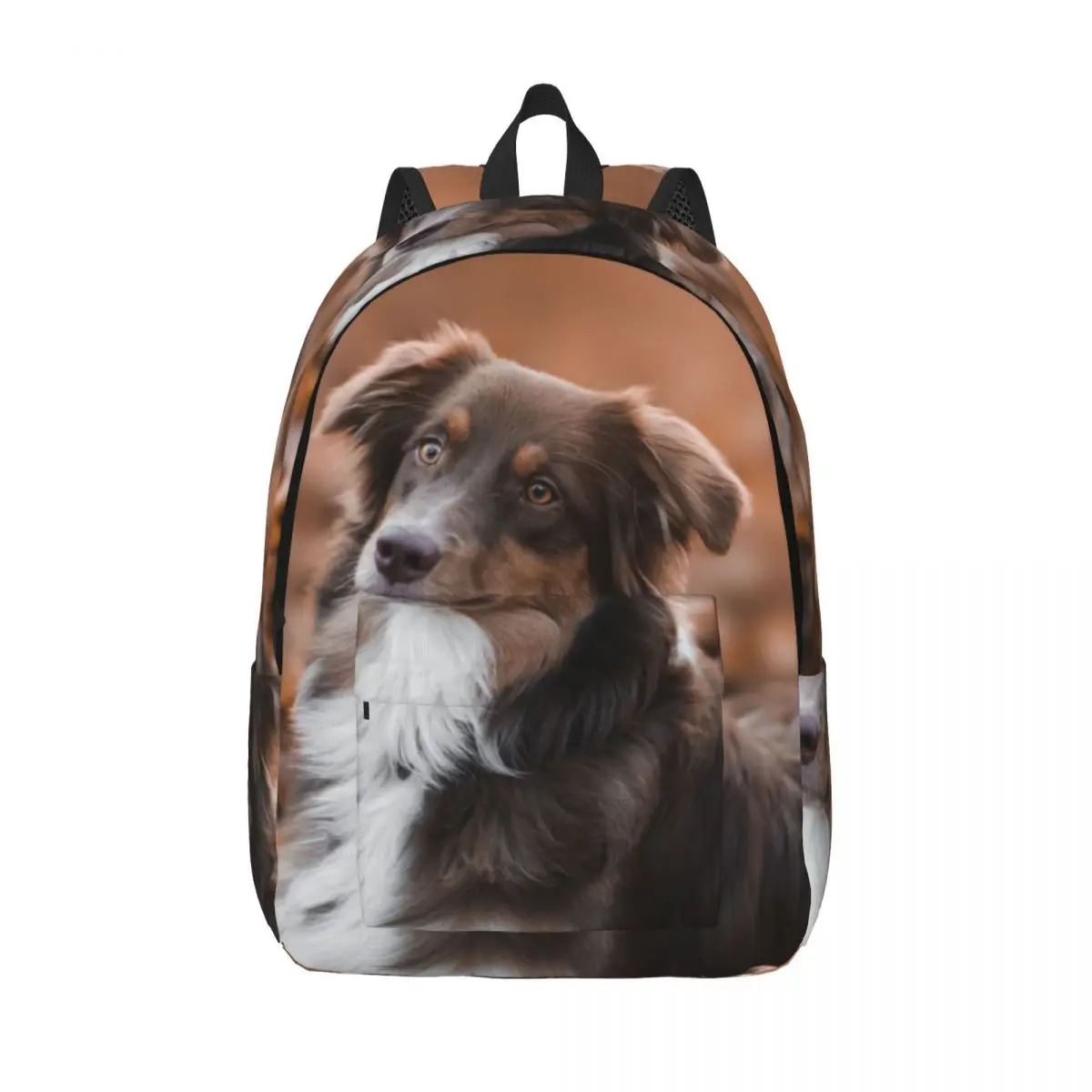 Schoolbag Student Backpack Domestic Australian Shepherd Dog Shoulder Backpack Laptop Bag School Backpack