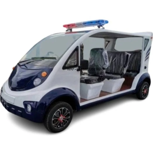 

5 People 72V Enclosed Electric Patrol Golf Cart Truck Lithium Battery Hunting Golf Buggy Utility Vehicle