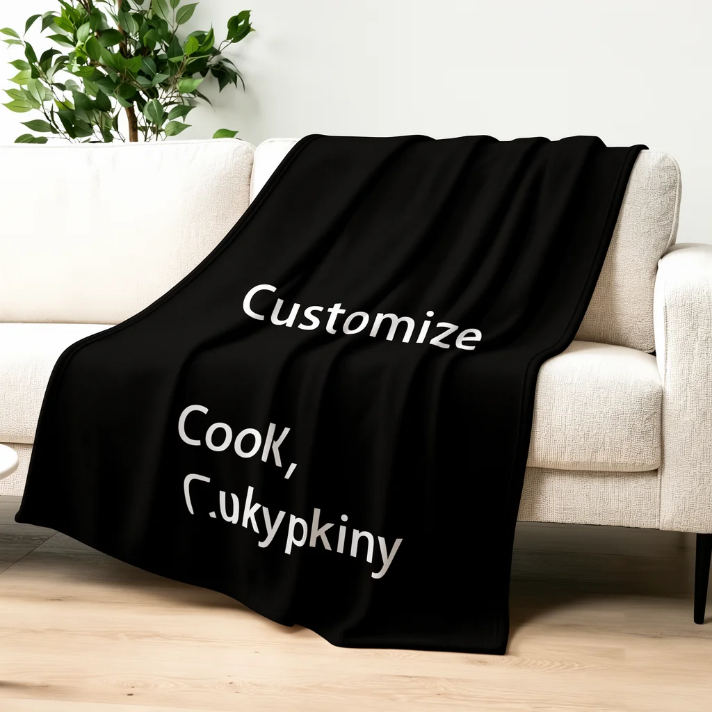 Customized Photo Blankets, Flannel Blanket Printing for Bedroom Sofas, Customized Gifts for Families, Pets, and Couples