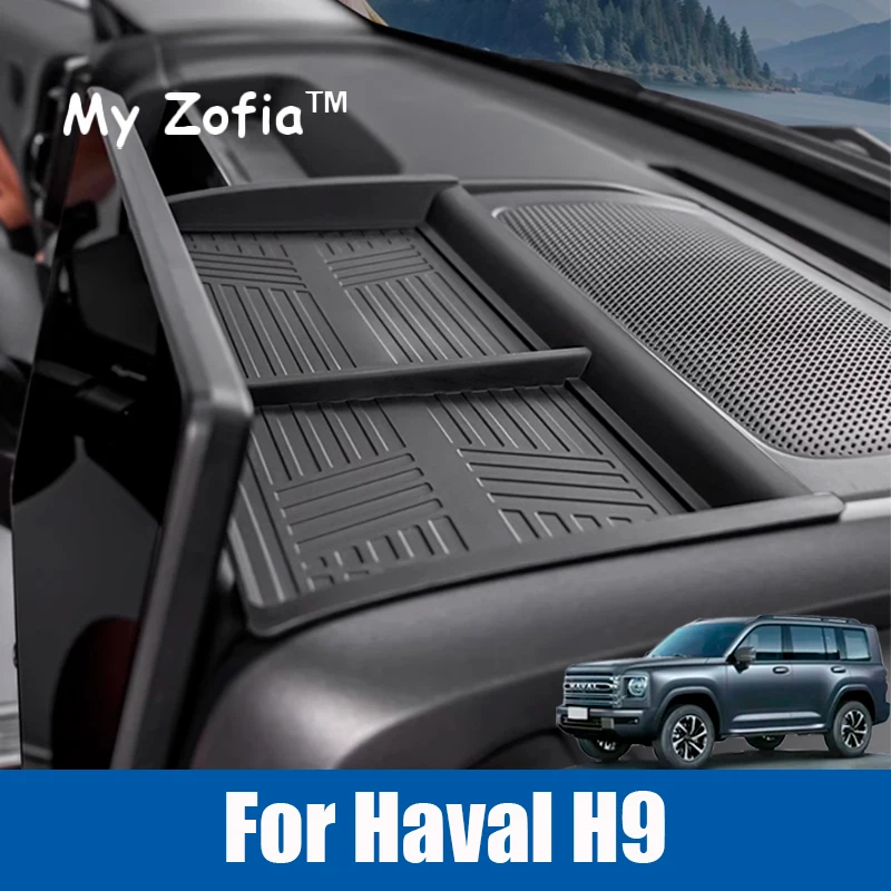 

For Haval H9 2024 2025 2026 Car Central Control Screen Storage Box Tissue Box Navigation Screen Rear Storage Box Accessories