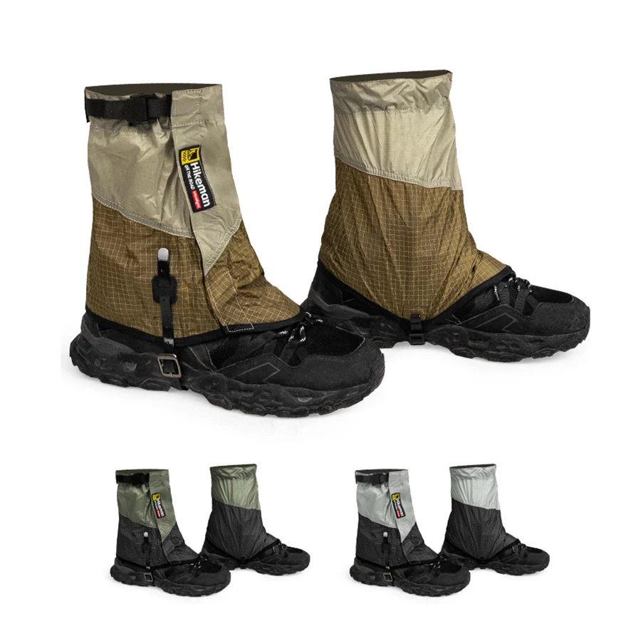 103g Waterproof Lightweight Outdoor Gaiters UHMWPE Snow Sand Proof Leg Cover For Hiking Trekking Skiing Camping Desert‌ M L