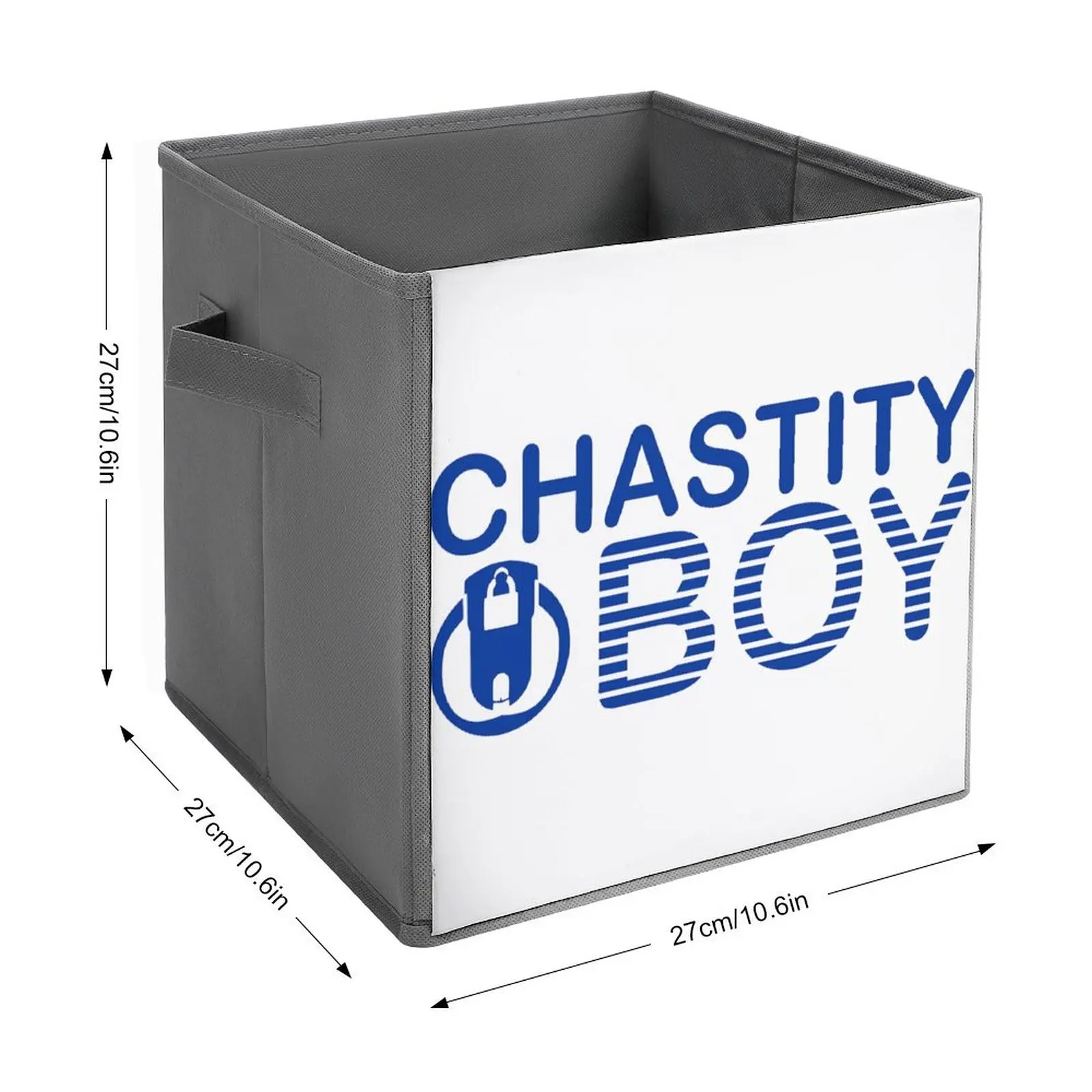 Storage Bins CHASTITY BOY Blue Label Racerback Tank Top Folding Storage Box Dust Proof Can Be Folded Bathroom Storage Hot Sale S