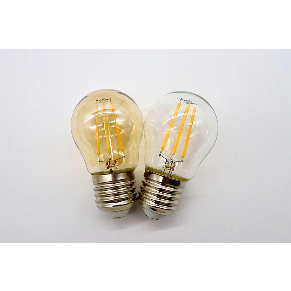 6 Stks/partij 4W G45 Retro Edison Gloeilamp E14 E27 Bombilla 'S 220V Vintage Lamp 2700K Goud 4000K Helder Glas Binnendecoratie