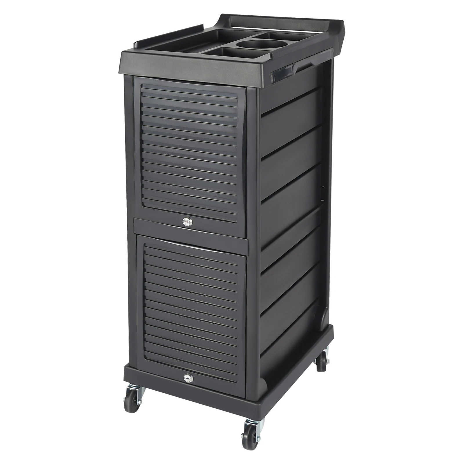 Hair Dye Lifting Rack, Rolling Trolley Cart with 7 Tiers, Lockable Compartments, Retractable Design for Hair Tools, Cosmetics, a