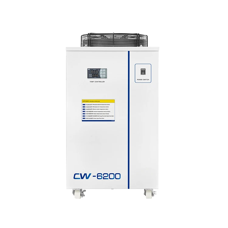 

S&A CW-6200AN 14L Water Tank Cooler CNC Spindle Air Cooled Recirculating Cooling Chiller Machine