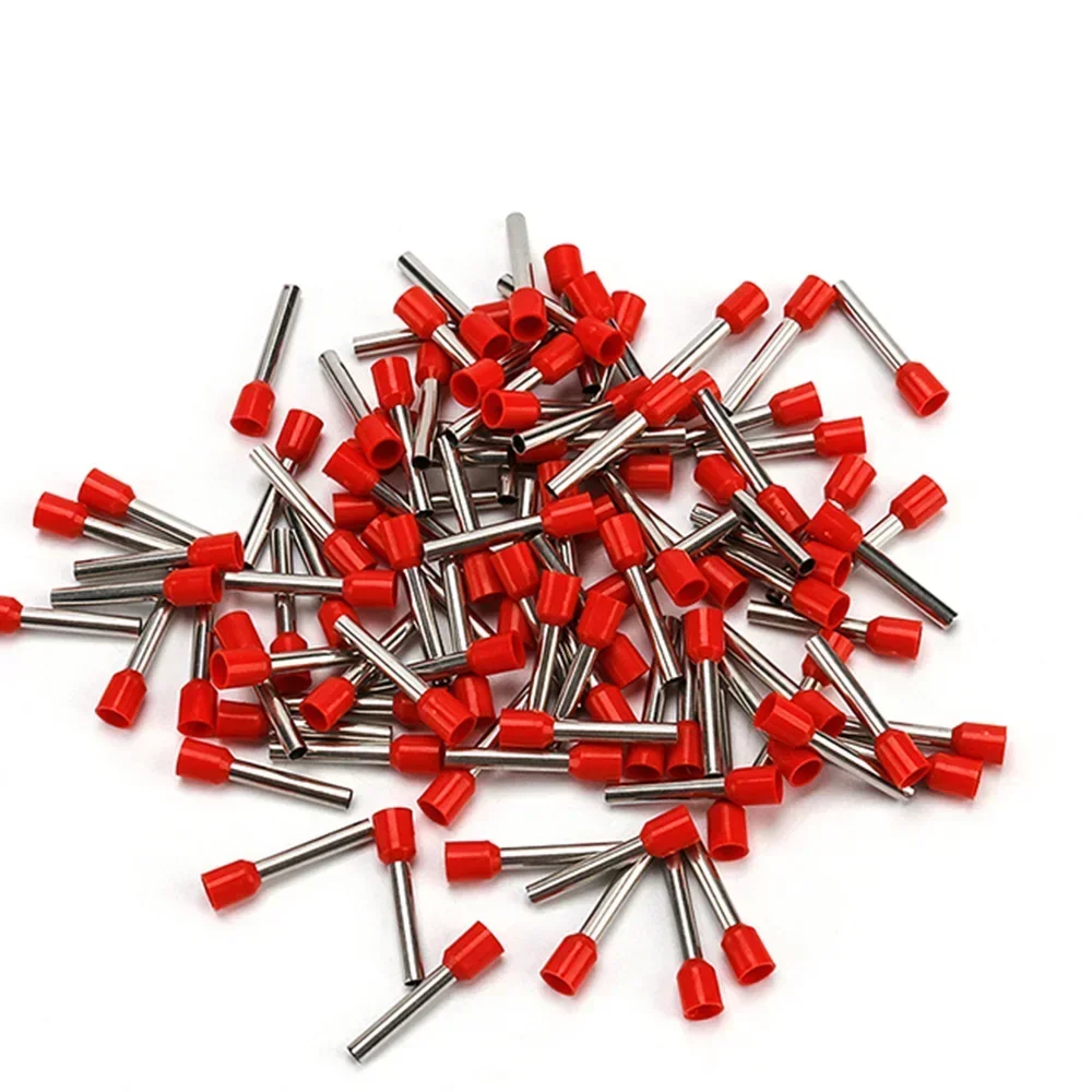 100 قطعة اكسسوارات سيارة طرفي كهربائي موصل سلك موصلات ضغط موصل طرفي كابل نهاية ضغط كم عازل - 3