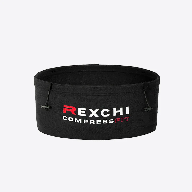 REXCHI Hidden Running Waistpack Lightweight Running Belt Waist Pack Portable Elastic Breathable Large Capacity for Outdoor Sport