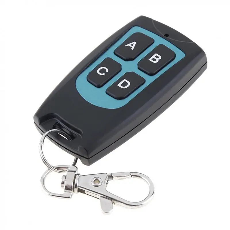 AC 220V-380V 300M 4CH Wireless Remote Control 30A Garage Doors Switch Transmitter LED Light Switch Relay+ 433Mhz Receiver