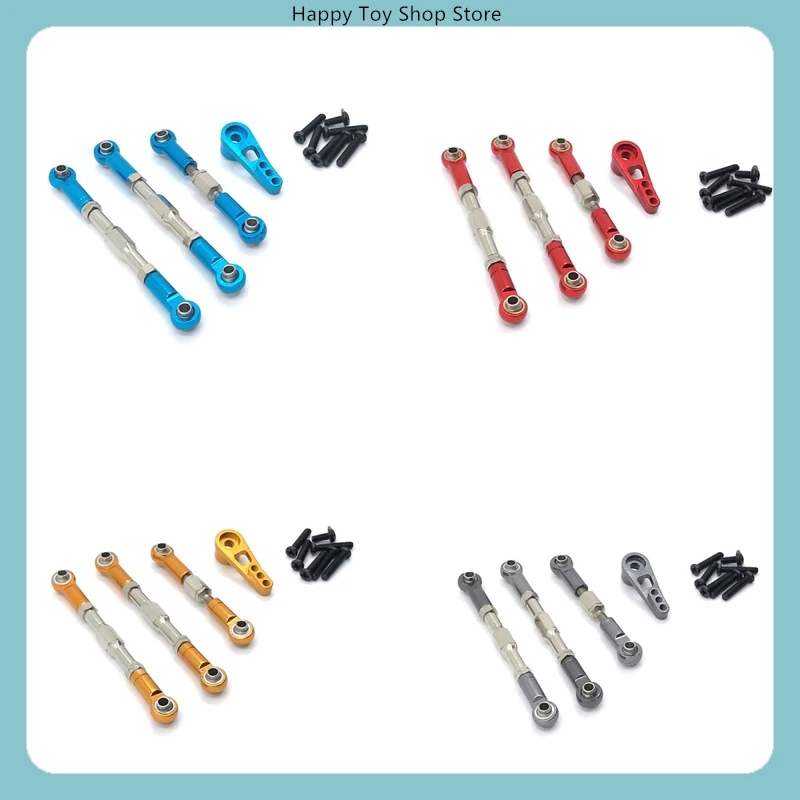 

WLtoys 104009 12401 12402 030409 RC Car Metal Upgrade Linkage Rods Servo Arm Spare Parts​