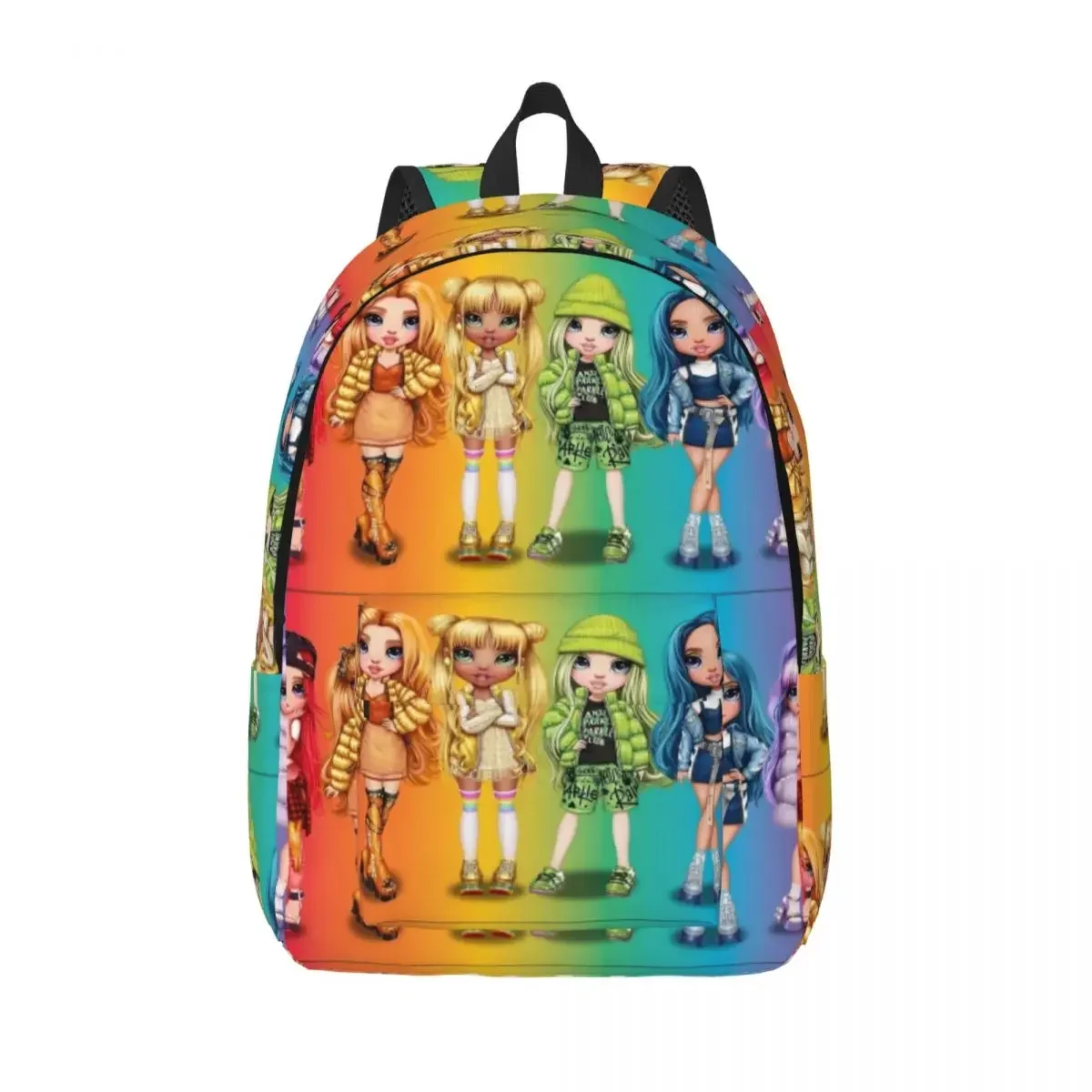 Rainbow High Backpack for Preschool Kindergarten School Student Bookbag Boy Girl Kids Sports Daypack for Outdoor Travel Hiking