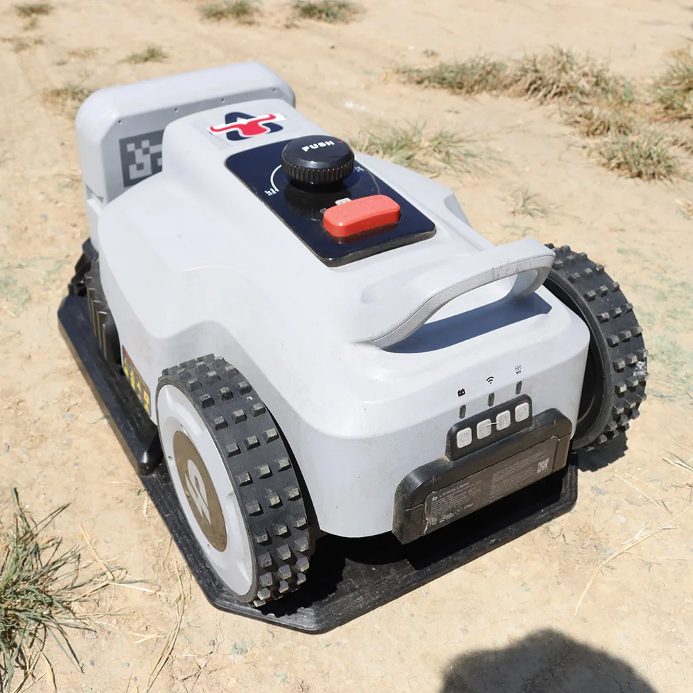 Equipped with GPS and Supporting AI Mapping and App Control This Smart Robotic Lawnmower is Suitable for Residential Gardens