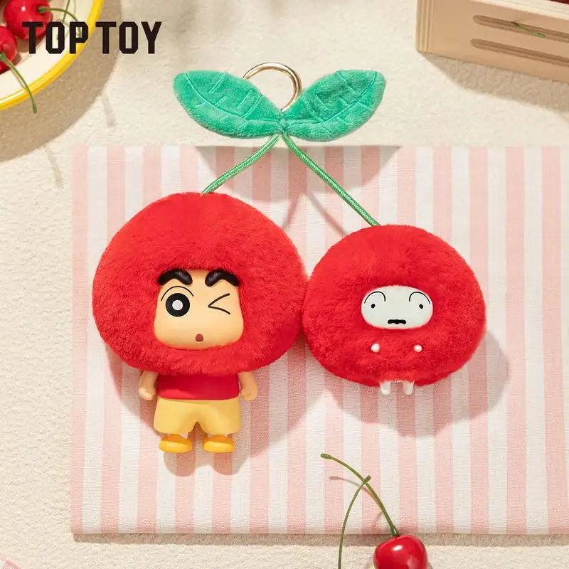 ตุ๊กตาไวนิลชินจัง ซีรีส์ฟรุ๊ตคอทเทจ ของ TOPTOY น่ารัก สามารถสวมหมวกได้ ถอดเปลี่ยนได้ เป็นของขวัญ