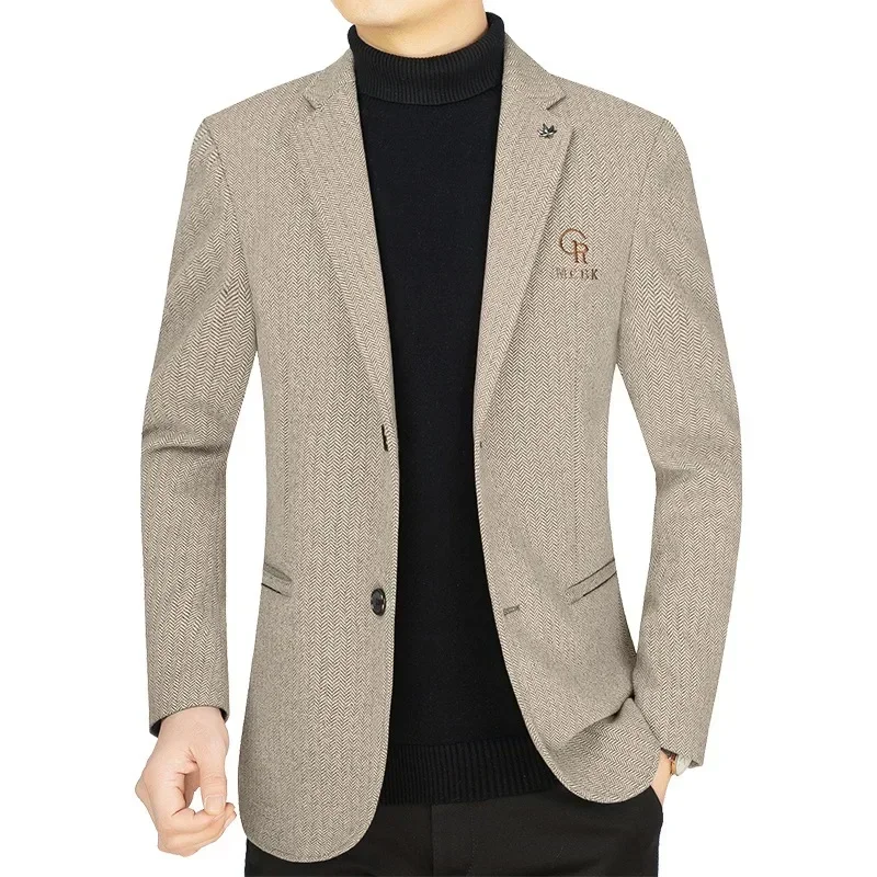 

Men Formal Wear Blazers Jackets Suits Coats High Quality Man Business Casual Blazers New Spring Autumn Slim Fit Jackets Size 4XL